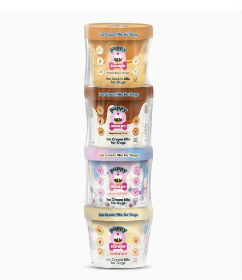 Puppy Scoops Ice Cream Mix Sample Pack - 4 Flavors