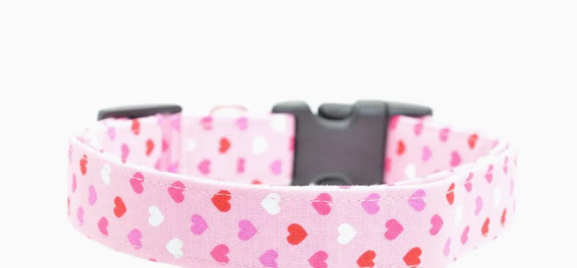 Pink Hearts Collar