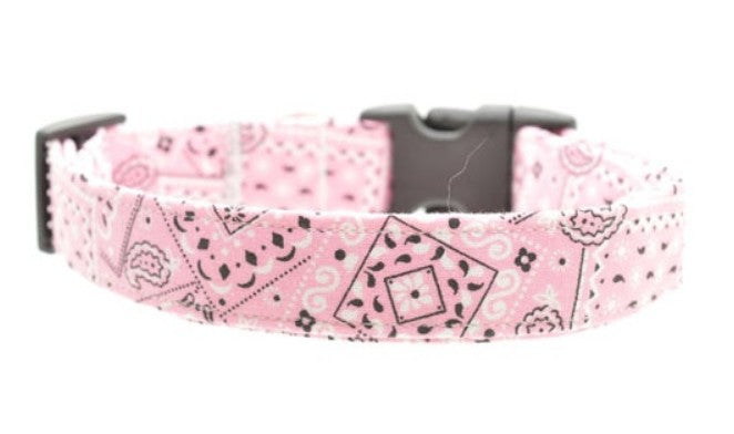 Pink Collar and Bandana Set