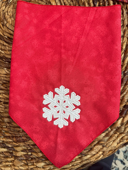 Snowflake Bandanas