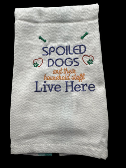 Dog Saying Kitchen Towels