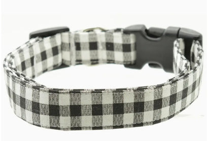 Black Gingham Collar