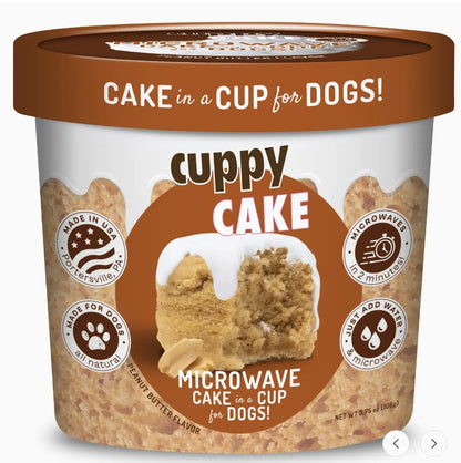 Cuppy Cake - Microwave cake in a cup for Dogs