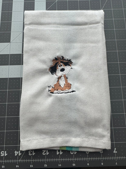 Dog Theme kitchen towels