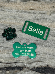 Personalized Colored Dog Tag