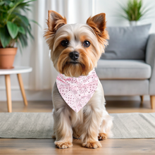Pink Collar and Bandana Set
