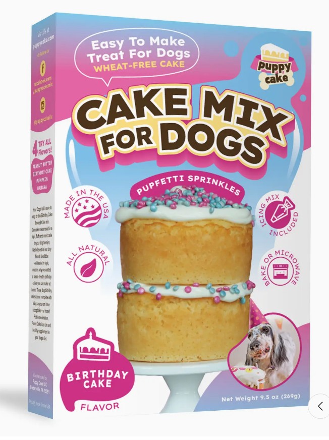 Puppy Cake Dog Birthday Cake Mix with Icing