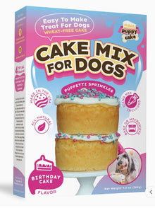 Puppy Cake Dog Birthday Cake Mix with Icing